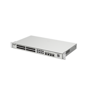 Switch administrable Capa 2+ Plus, 24 puertos SFP con 8 puertos Ethernet Gigabit y 4 SFP+ gestión en la nube - RUIJIE