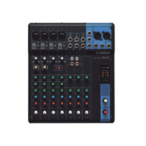 Mezcladora de Audio | 10 Canales | 4 Entradas de Micrófono | 3 Entradas de Línea Estéreo | Phantom Power - YAMAHA
