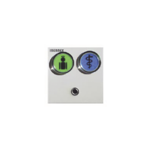 MODULO DE 2 BOTONES ILUMINADOS (VERDE Y AZUL) CON JACK DE 3,5MM PARA PULSADORES NX0871 Y NX0881 Y LECTOR RFID 125KHz INTEGRAD