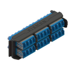 Placa Acopladora LightVerse, 12 Conectores Dúplex LC/UPC, Acepta hasta 24 Fibras Monomodo (No Shuttered) - SIEMON