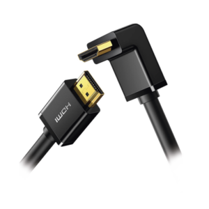 Cable HDMI 2.0 en Ángulo de 90° / 3 Metros (9.84 Pies) / 4K@60Hz / HDR / 3D / HEC (Canal Ethernet HDMI) / ARC (Canal de Retor