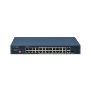 Switch PoE+ / No Administrable / 24 Puertos 10/100 Mbps PoE+ / 2 Puertos 1000 Mbps Uplink / 1 Puerto SFP Uplink / Modo Extend