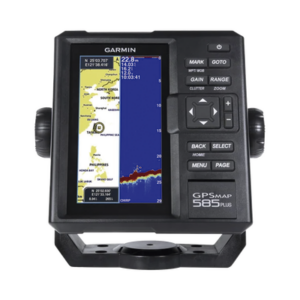 Plotter de Navegación GPSMAP 585 Plus / Pantalla 6″ WVGA / Sonar CHIRP 600W / ClearVü Scanning Sonar / Compatible GPS-GLONASS