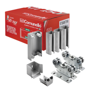KIT para puertas autoportantes de hasta 3 m y 600 kg con rodillos de nylon - COMUNELLO