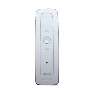 Control remoto 1 canal para motores de persiana Somfy con señal inalámbrica, instrucciones: sube, baja y detener, con posició