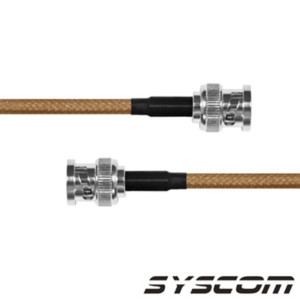 Jumper con Cable LP142 de 60 cm (23.62 pulgadas), con Conectores BNC Macho a BNC Macho. - EPCOM INDUSTRIAL