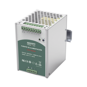 Fuente de Poder Industrial 48 Vcc @ 10A / 480W / Función relay Vcc / Función de Conexión Paralelo / Riel Din - EPCOM POWERLIN