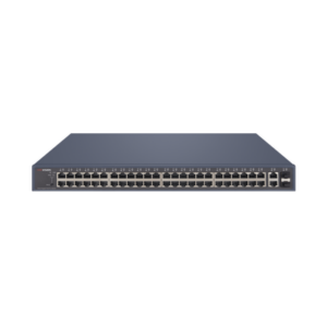 Switch PoE+ / Administrable / 48 Puertos 1000 Mbps PoE+ / 2 Puertos 1000 Mbps Uplink / 2 Puertos SFP / 470 Watts - HIKVISION
