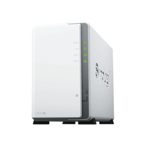 NAS DiskStation DS223j | 2 Bahías | CPU Realtek RTD1619B 1.7 GHz | 1 GB DDR4 | Puerto 1GbE RJ-45 | USB 3.2 Gen 1 | Compatible