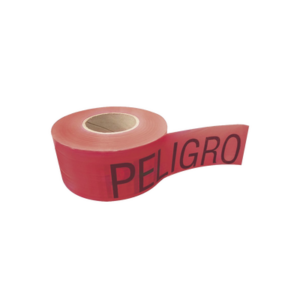 Cinta para barricada “PELIGRO” de 100 m y ancho de 3″. - SURTEK