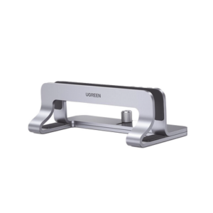 Soporte Vertical para Laptop / Adecuado para escritorio / Anchura Ajustable (12-26mm) / Amplia compatibilidad / Anti-Arañazos