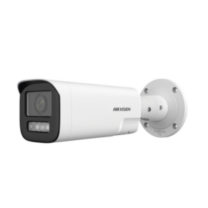Bala IP 4 Megapíxel / Lente Mot. 2.8 a 12 mm / Dual Light (50 mts IR + 50 mts Luz Blanca) / ACUSENSE Lite / Audio de Dos Vías