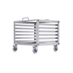 Rack Abierto 6U Compacto y Apilable sin Herramientas para Equipos UniFi, Ensamblaje Toolless, Ruedas con Seguro y Expansión a