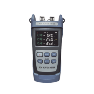 Medidor de Potencia Óptica (OPM) para Fibra Óptica en Redes FTTx / Soporta 3 Longitudes de Onda: 1310nm, 1490nm y 1550nm / Ra