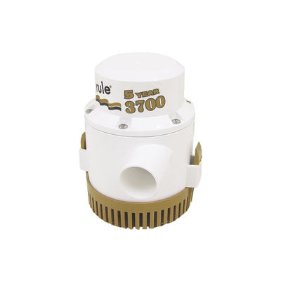 Bomba sumergible de achique serie gold de 3700 galones por hora a 12 Volts de corriente directa. - RULE