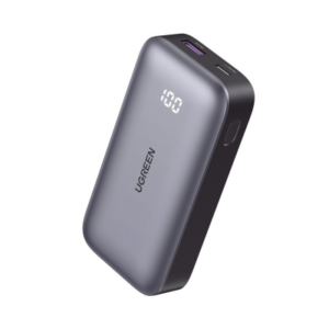 Mini Power Bank 30W | 10 000 mAh | 2 Puertos PD3.0, USB C+A | Carga Rápida | Pantalla Digital | Compatible con iPhone 16 Pro 