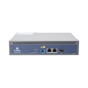 OLT de 1 puerto GPON SC/UPC + 3 puertos Uplink (2 puertos Gigabit Ethernet + 1 puerto SFP/SFP+), Fuente de alimentación redun