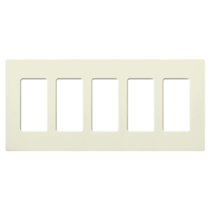 Placa de pared 3 espacios, color blanco, para atenuador (dimmer), switch ó control remoto PICO inalámbrico. - LUTRON ELECTRON