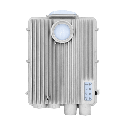 Radio Backhaul PTP, Antena integrada de 8 dBi, MIMO 4X4, 5.1 – 6.4 GHz, IP67, Velocidad hasta 3 Gbps, Adaptación automática a