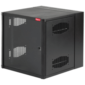 Gabinete AccessPlus de Montaje en Pared de 19in, Rieles Numerados y Roscados #10-32, Puerta con Ventana de Seguridad, 600 mm 