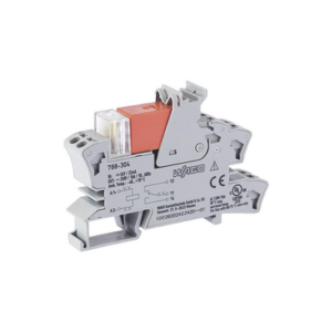 Módulo con Relé / 24 VCC / 16 A / 1 Inversor / Push-in CAGE CLAMP® / LED Rojo / IP20 / Montaje Carril DIN - WAGO