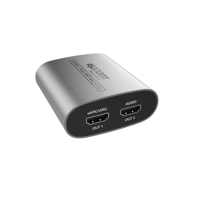 Extractor eARC HDMI | 18 Gbps | Audio Digital | Compatibilidad 4K HDR | Diseño Compacto - EPCOM PROAUDIO