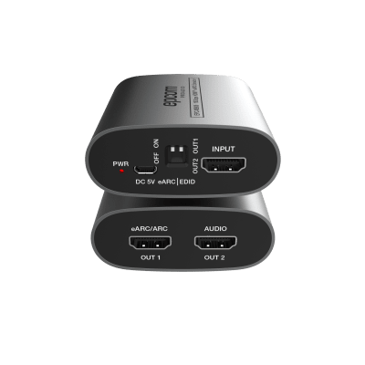Extractor eARC HDMI | 18 Gbps | Audio Digital | Compatibilidad 4K HDR | Diseño Compacto - EPCOM PROAUDIO