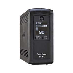 UPS de 850 VA/510 W, Topología Línea Interactiva, Entrada 120 Vca NEMA 5-15P, Tipo Mini Torre, Con 9 Tomas NEMA 5-15R - CYBER