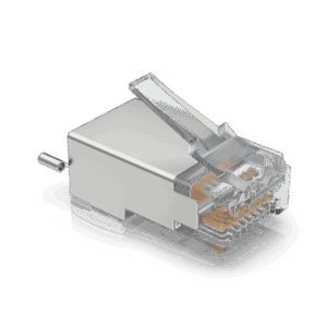Paquete de 100 Conectores RJ45 Blindados Diseñados para Cables Ethernet UISP (UISP Cable Pro y Cable Carrier) - UBIQUITI