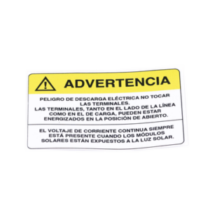 Etiqueta de Videovigilancia en Vinil Adhesivo Mate / Paquete con 10 - Syscom