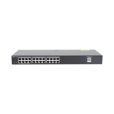 Switch Administrable 24 puertos Gigabit, gestión gratuita desde la nube. - RUIJIE