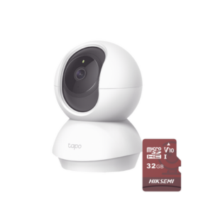 Kit de Cámara IP Wi-Fi / Incluye 1 Pieza Modelo TAPOC200 / 2 Megapixel / Utiliza La App Tapo / 1 Memoria Micro SD Hiksemi Mod