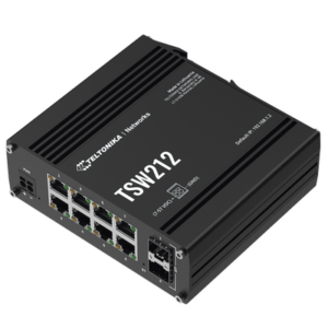 Switch Industrial Administrable L2, 8 puertos GE + 2 SFP, Soporta Profinet - TELTONIKA