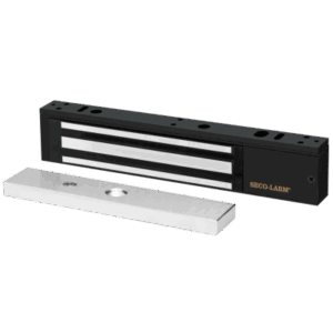 Chapa Magnética 600 Lbs / Led de Estatus / Color Negro / Libre de Magnetismo Residual / Sensor de Adherencia / Diseño Elegant