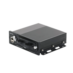 NVR Móvil de 4 Canales de 2 Megapixel / 4 PoE + 4 vía Switch Extendible / 2 Bahías de Disco Duro / Incluye Modulo GPS / conec