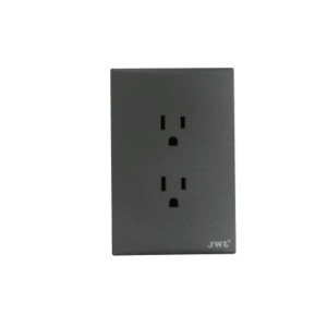 Placa con 2 Toma Corriente Duplex 2P Y T 10 – 15 A 127 V 60 Hz - JWJ