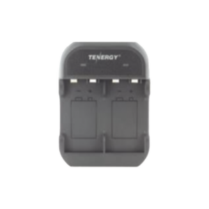 Cargador rápido de 2 compartimientos para baterías Ni-MH; Aplicable en baterías de 9 V /color negro - SYSCOM PARTS