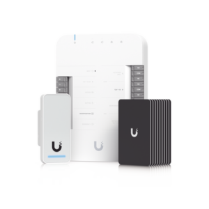 UniFi Access Kit de Inicio Gen 2, Incluye Hub para conexiones, lector NFC y movimiento / 10 tarjetas de acceso / sistema comp