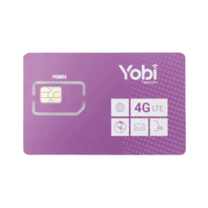 SIM Yobi para dispositivos móviles 3G/4G con recarga de 5GB cada mes durante 1 año de servicio (solo datos) - YOBI