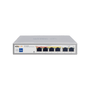 Switch PoE / Administración en la nube / Con 4 puertos 10/100 Mbsp PoE af/at / 2 Puertos Uplink 10/100 MBPS / Presupuesto 60 