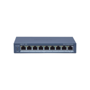 Switch Administrable PoE+ / 8 puertos 100 Mbps PoE+ / 1 puerto 1000 Mbps de Uplink / PoE hasta 300 Metros / Conexión Remota d