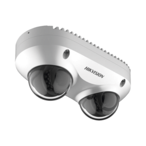 PanoVu Series / Lente Dual de 4 Megapixel / 2 Lentes Fijos de 2.8 mm / Recomendado para Pasillos o Esquinas / IP67 / IK10 / P