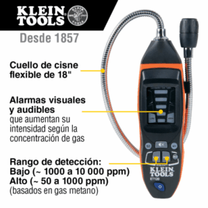 Detector de Fugas de Gas Combustible. - KLEIN TOOLS