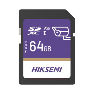 Memoria SD Clase 10 de 64 GB / Especializada Para Videovigilancia - HIKSEMI by HIKVISION