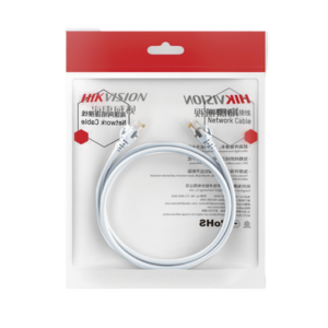 Cable de Parcheo (Patch Cord) / UTP / Cat. 6 (24 AWG) / 2 Metros (6.56 Pies) / Color Blanco/ Ideal para PoE+ / Interior - HIK