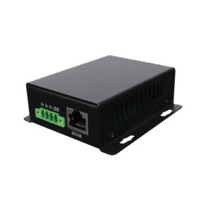 Inyector PoE Industrial / Ideal para Aplicaciones Solares / Entrada 9-32 Vcc / Salida PoE pasivo 24V / Conexión plug and play