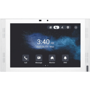 MONITOR COLOR BLANCO DE 10″ IPS LCD / CERTIFICADO POR GOOGLE PLAY STORE / ANDROID 12 OS / WI-FI 6 / POE / SIP / ENTRADAS DE A