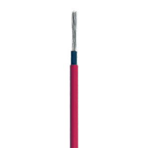 Cable Fotovoltaico Rojo / Cobre Estañado / 6 mm² (10 AWG) / 2000V / Rollo 50m / UL 4703 y TUV - EPCOM POWERLINE