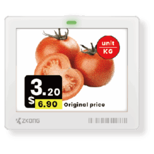 Etiqueta Electrónica de Estante ESL 4.2 Pulgadas / Pantalla EPD Matriz de Puntos 400×300 píxeles / 4 Colores (Negro, Blanco, 