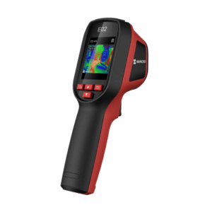 E02 – Cámara Termográfica Portátil / SuperIR 240 x 240 / Rango de -20°C a 400°C / Pantalla LCD 2.4″ / Fusión Térmica-Visible 